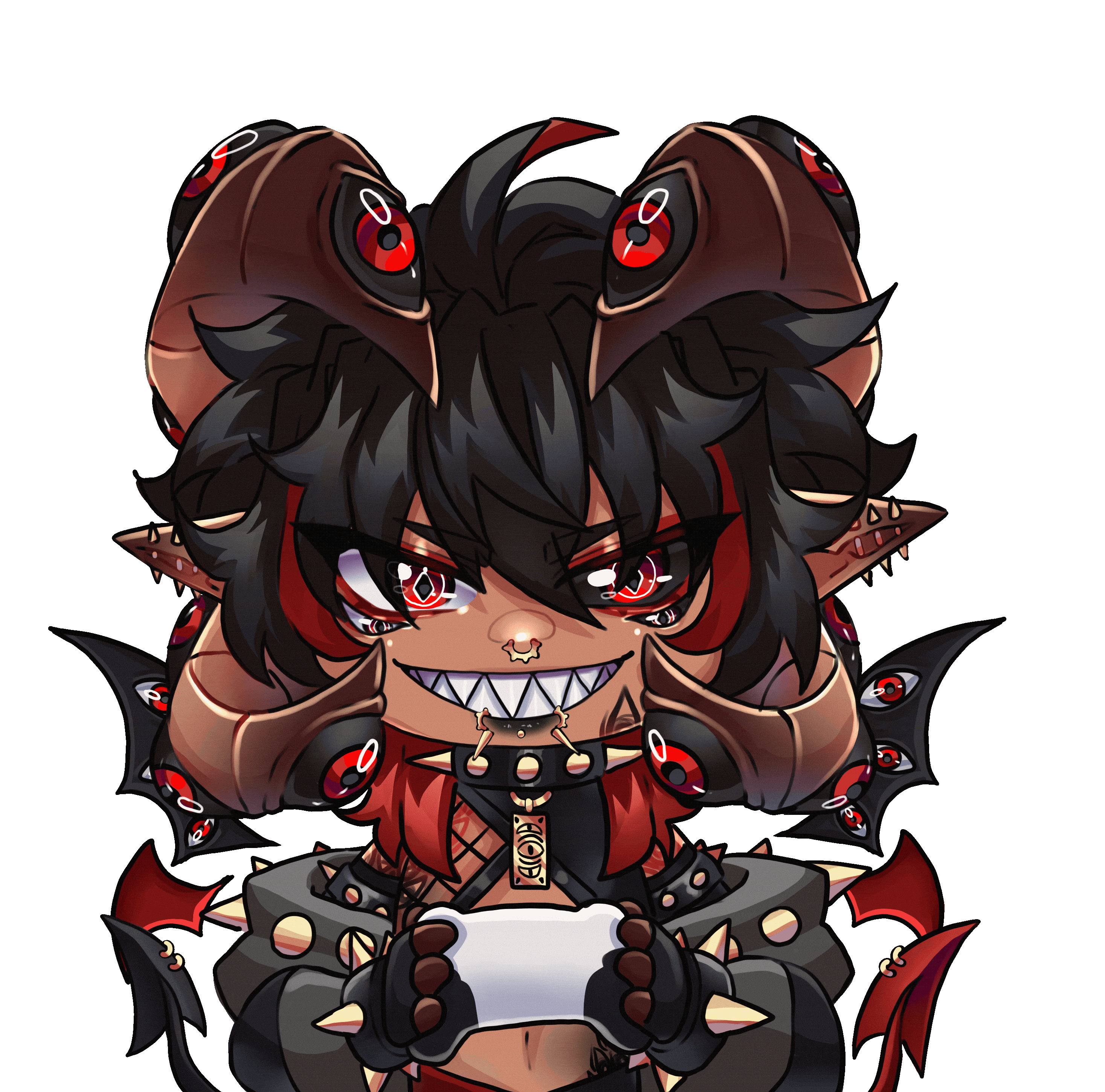 GIF reactive for @oddflesh_ on X